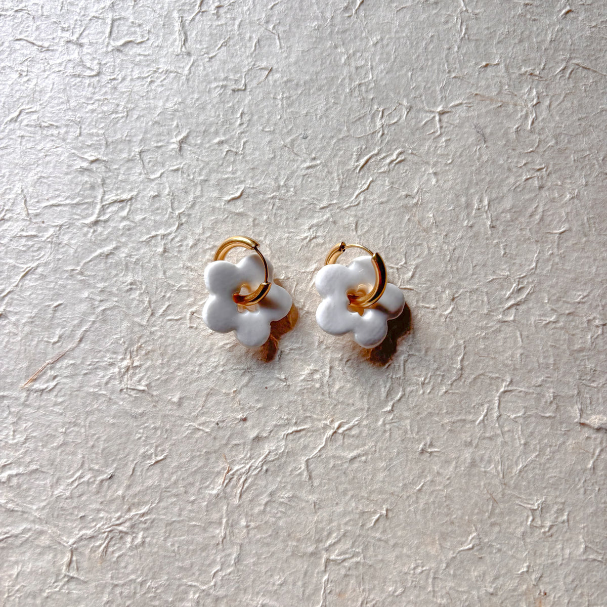 Boucle d’oreille « Emma » fleurs