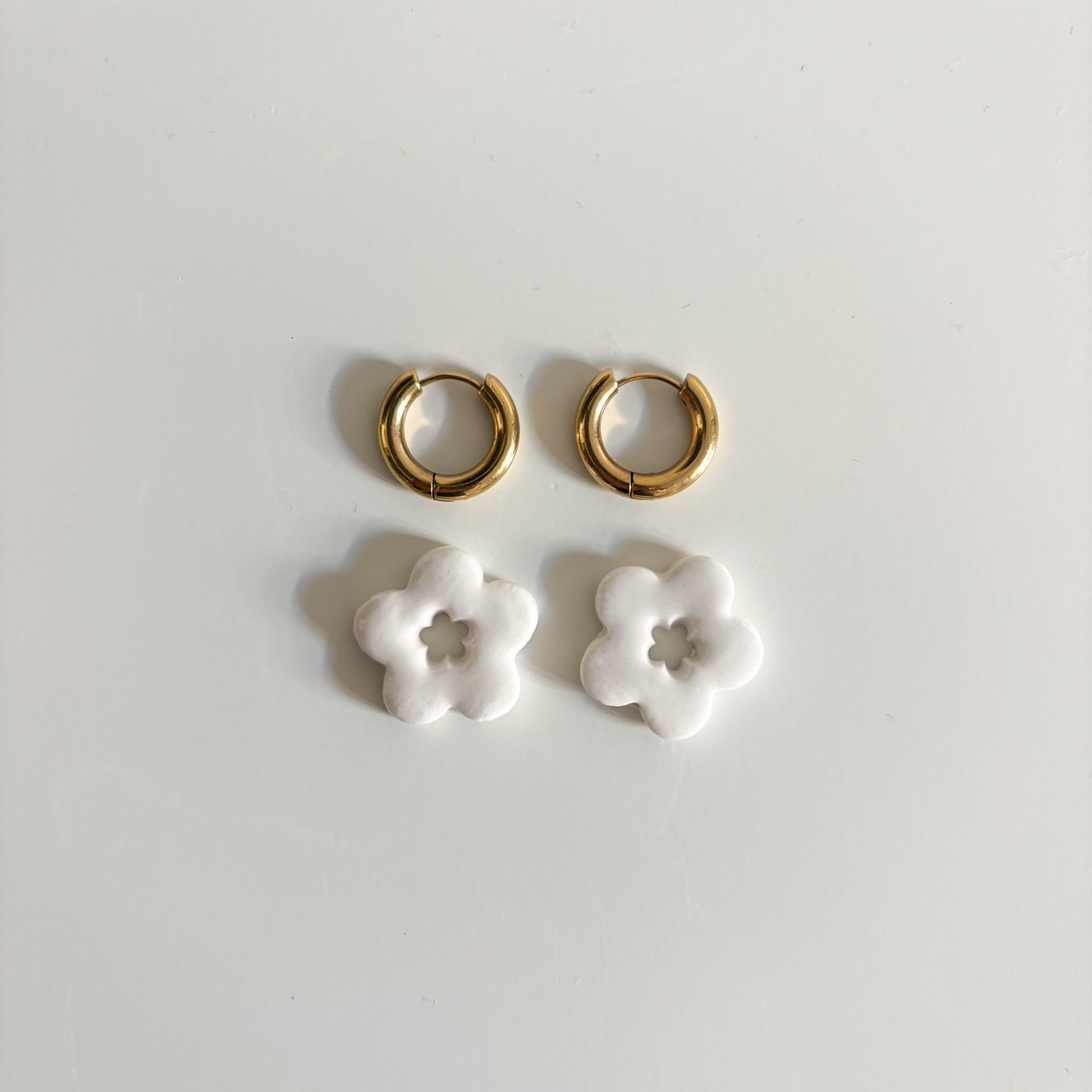Boucles d’oreilles Emma - Blanche Haïti
