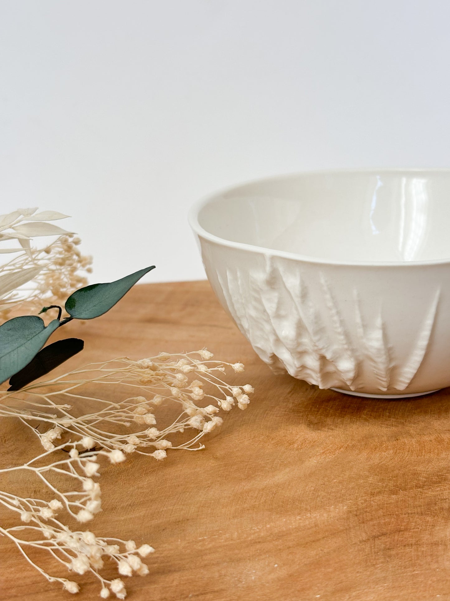 Bol roche en porcelaine