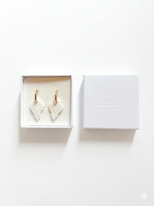 Boucles d’oreilles « Cœur »