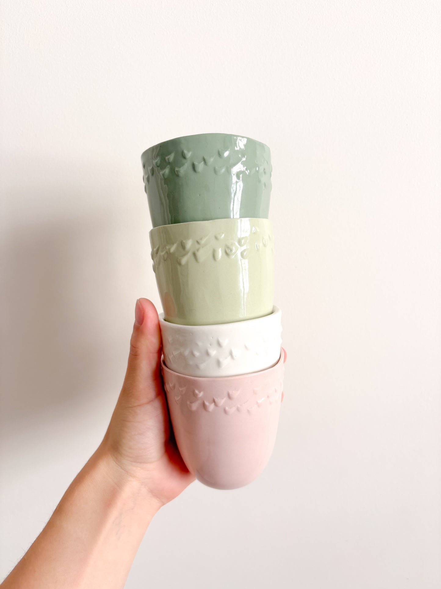 Tasse tactile en porcelaine - Taille S (200ml)