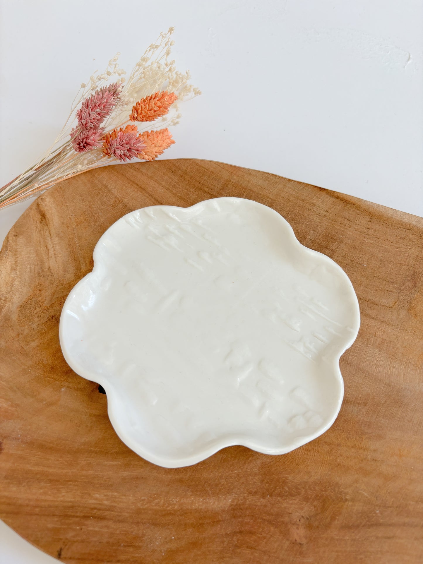 Petite assiette à dessert en porcelaine