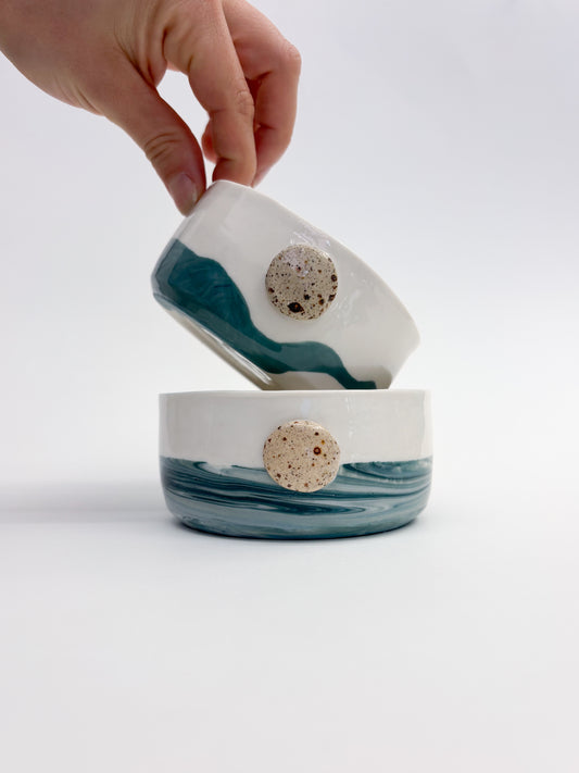 Bol marbrée pièce unique