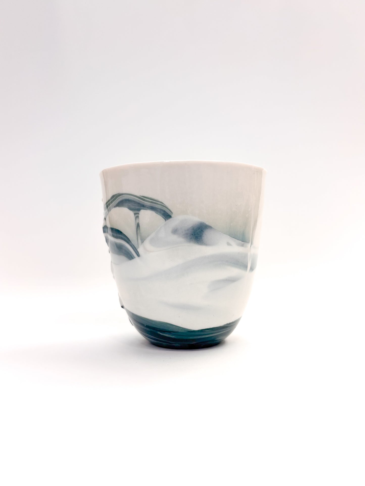 Tasse tactile marbrée en porcelaine - Taille M (250ml)