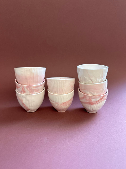 Tasse espresso « Noisette » marbrée