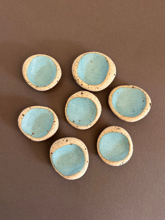 Pierre anti-stress en Grès turquoise