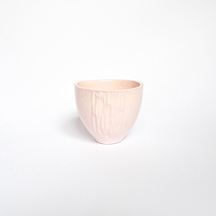 Tasse espresso texturée porcelaine