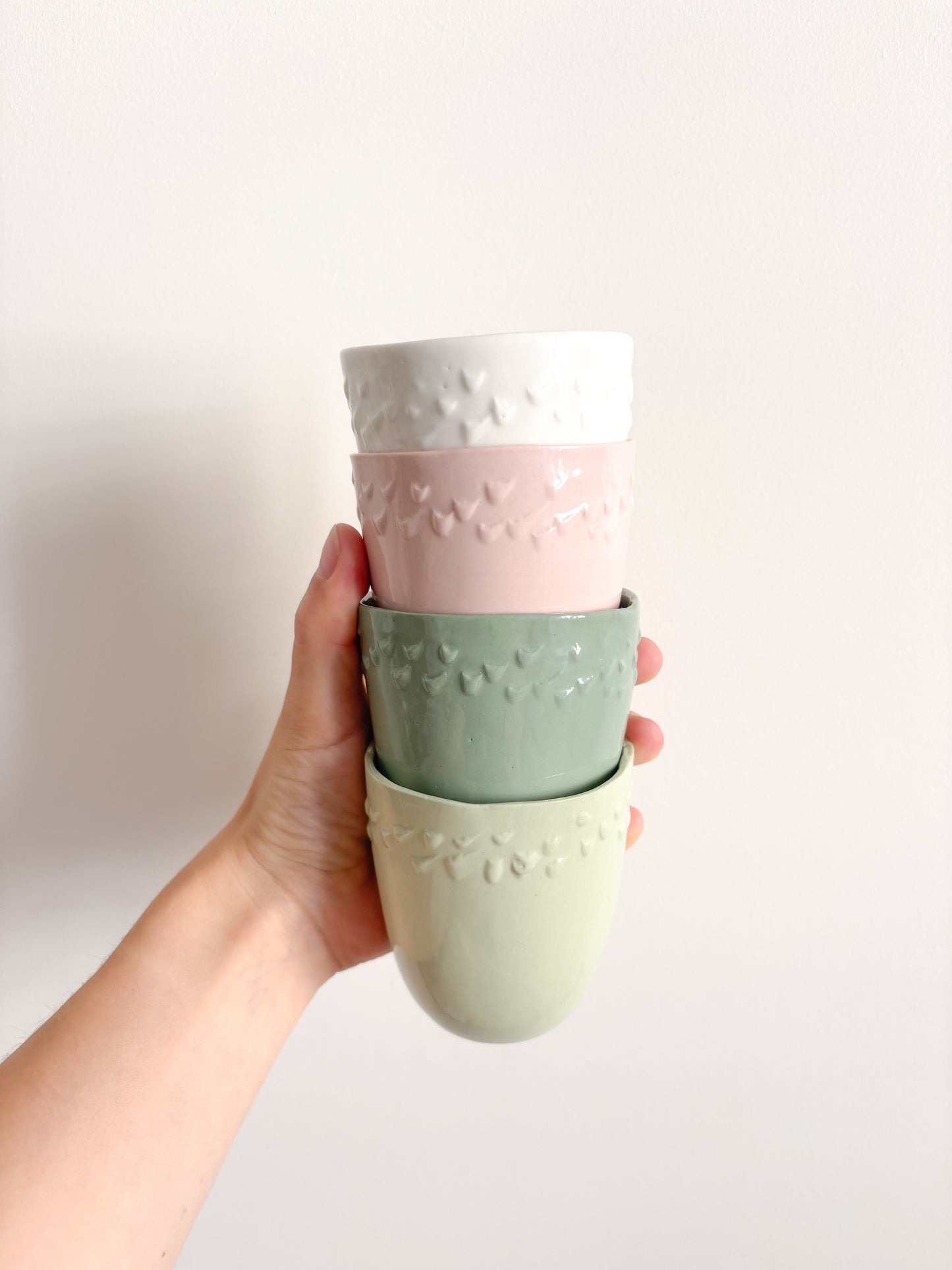 Tasse tactile en porcelaine - Taille S (200ml)