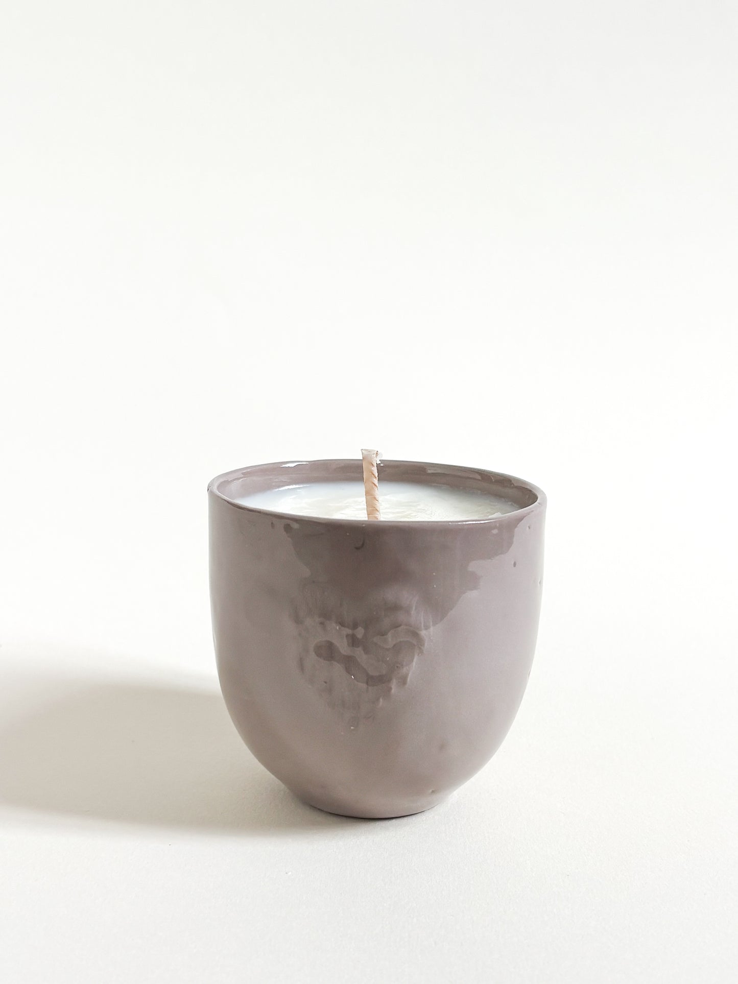 Bougie artisanale en porcelaine - Fleur de cerisier