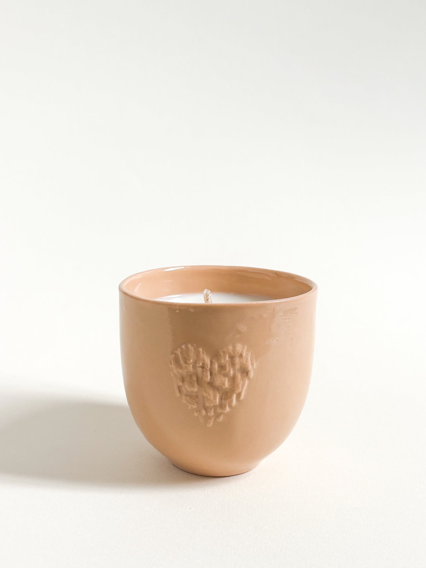 Bougie artisanale en porcelaine - Fleur de cerisier