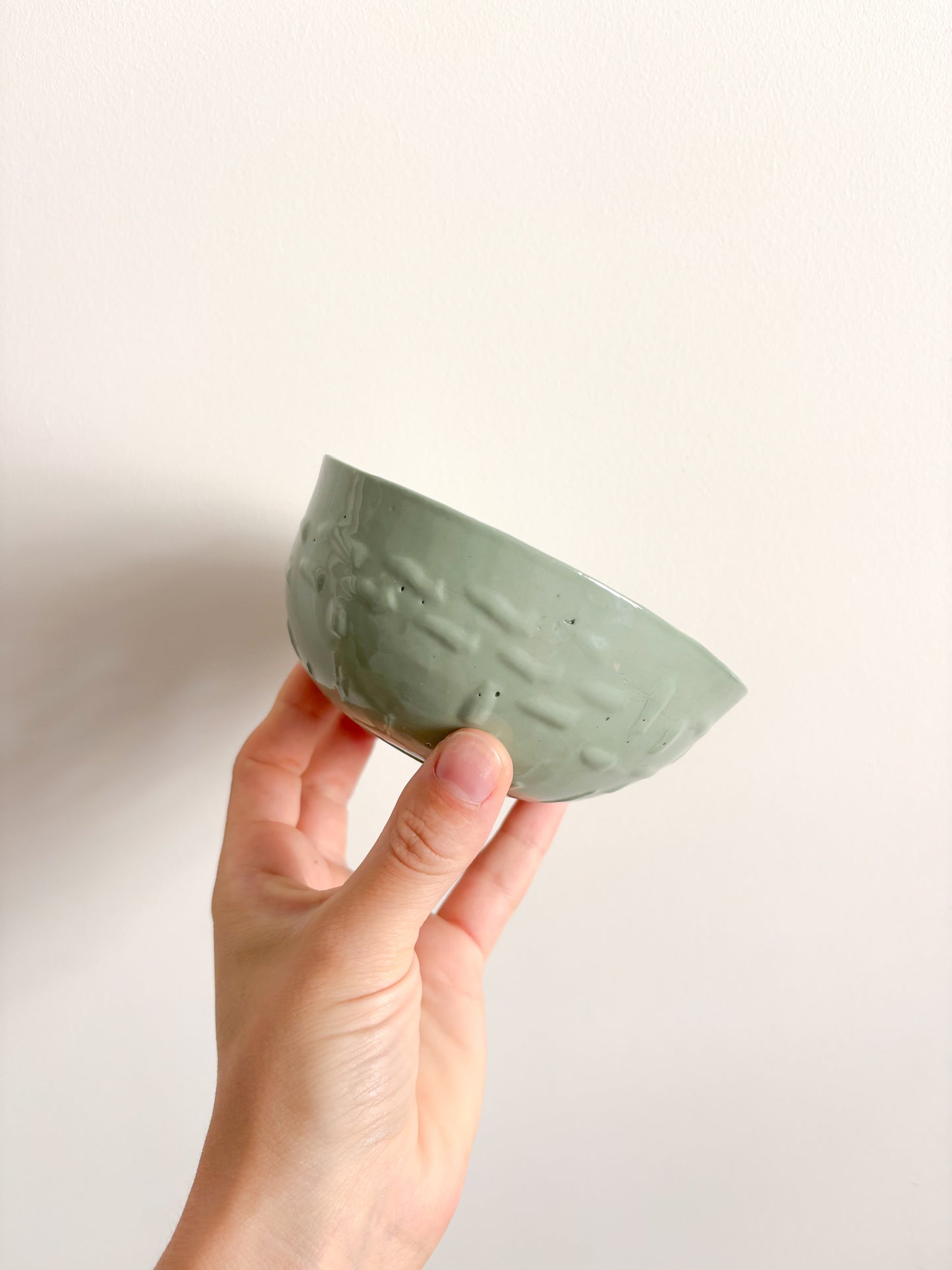 Bol coeur étoilé en porcelaine modèle unique
