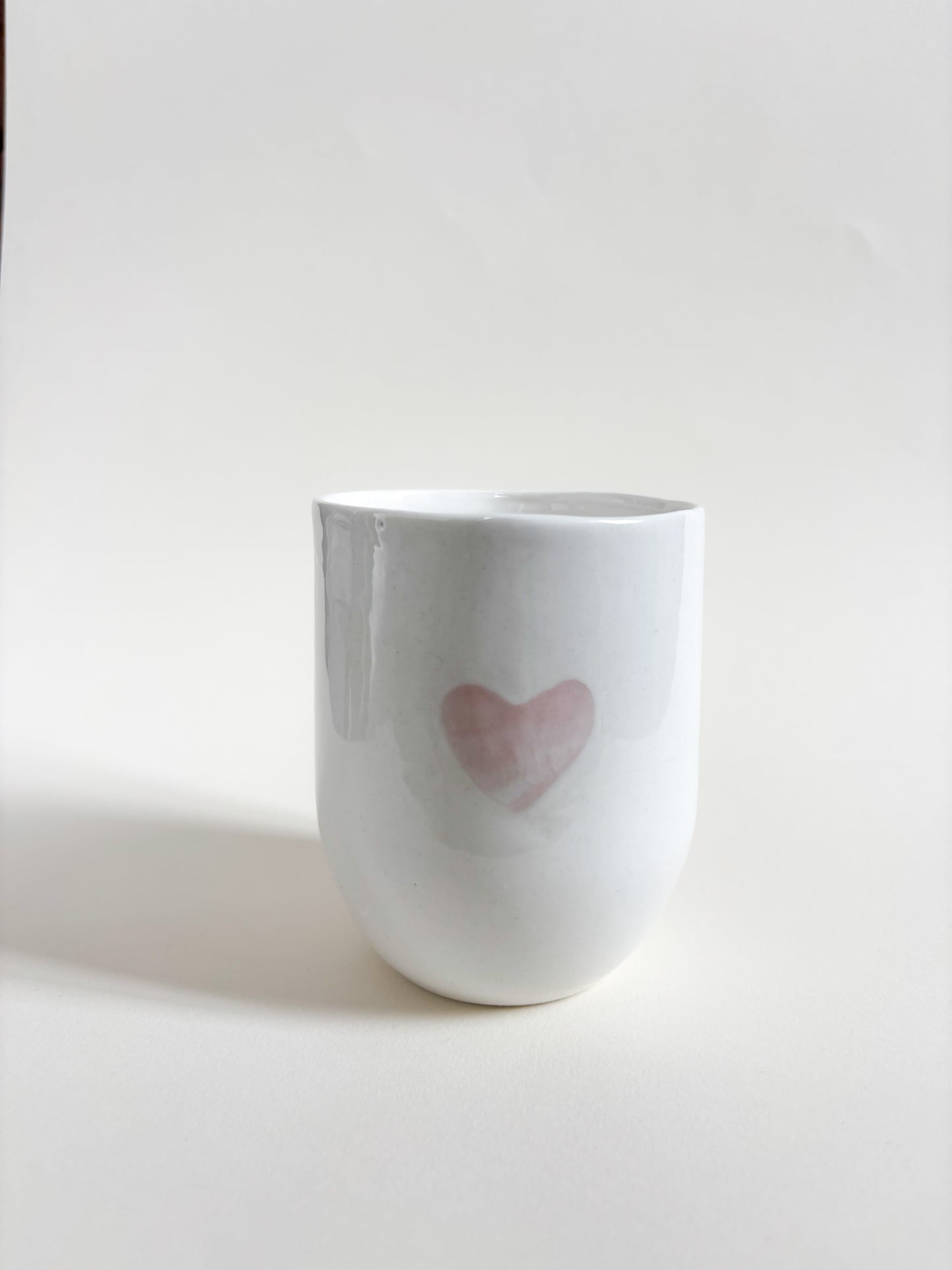 Tasse L cœur bicolore