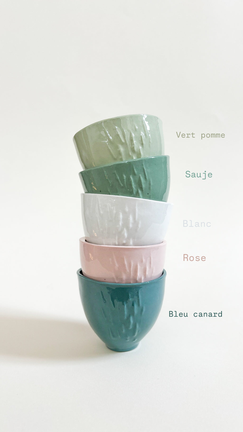 Tasse espresso « Noisette » en porcelaine (60ml) n•1