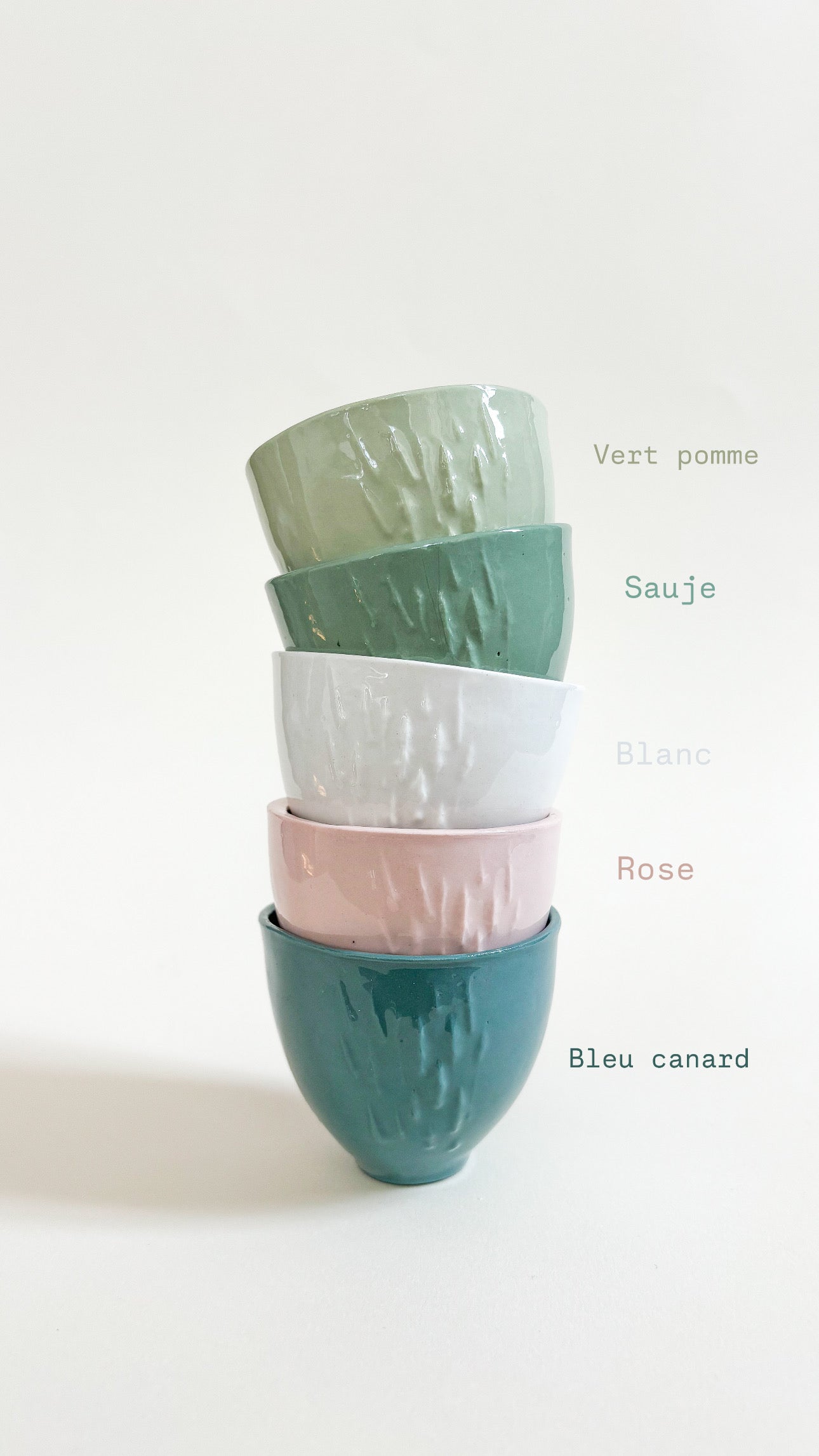 Tasse espresso « Noisette » en porcelaine (60ml) n•1