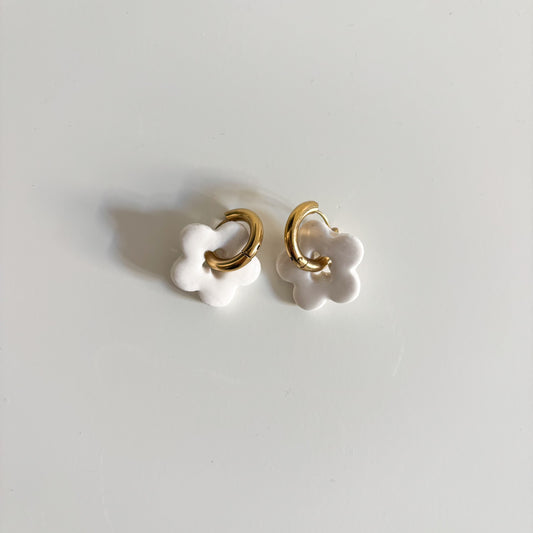 Boucles d’oreilles Emma - Blanche Haïti