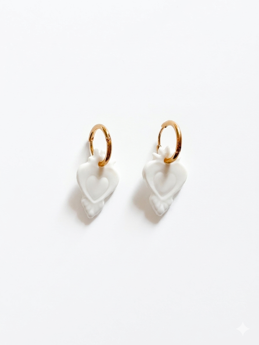 Boucles d’oreilles « Cœur »