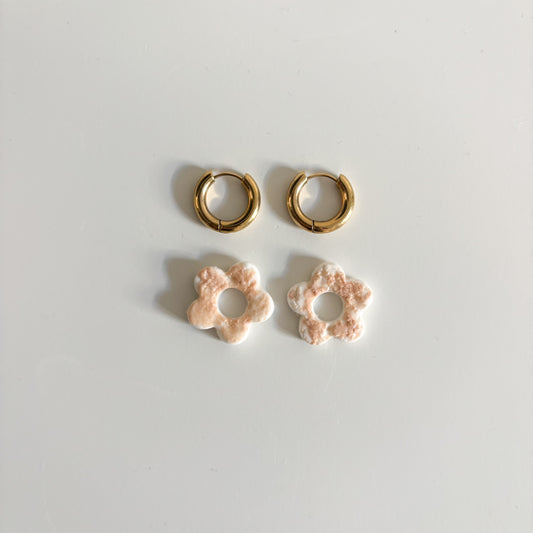 Boucles d’oreilles Emma - Terrazo Orange