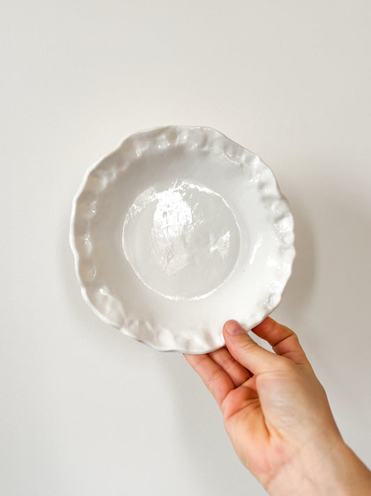 Mini assiette creuse en porcelaine - Tactile