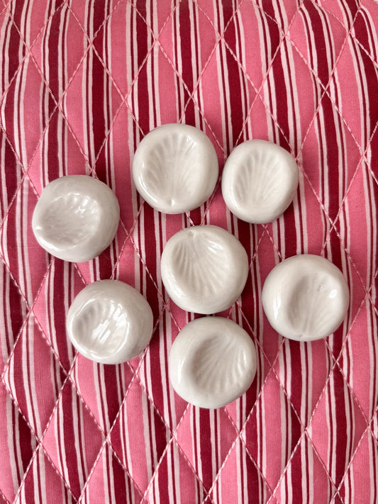 Pierre anti-stress en Porcelaine blanche