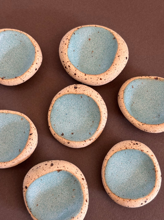 Pierre anti-stress en Grès turquoise
