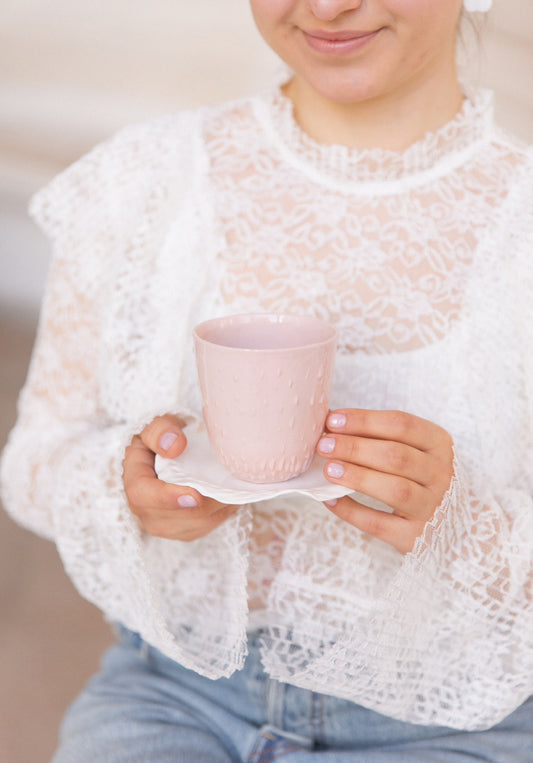Tasse tactile en porcelaine - Taille M (250ml)