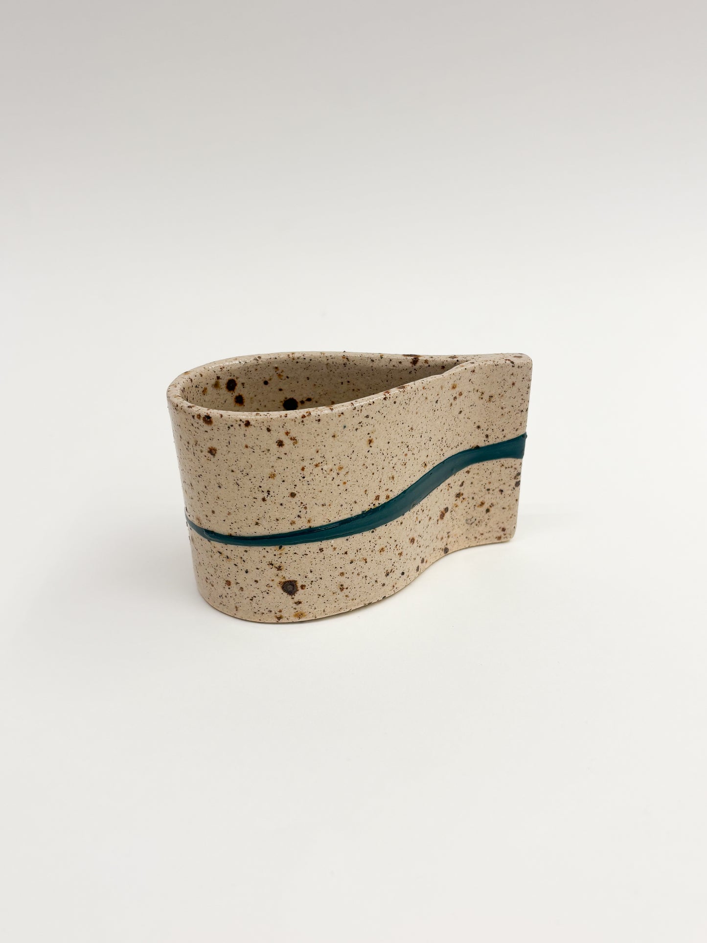 Tasse à café "🐟" en grès( XXml )