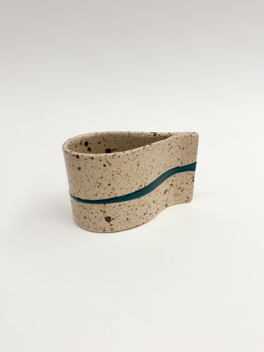 Tasse à café "🐟" en grès( XXml )