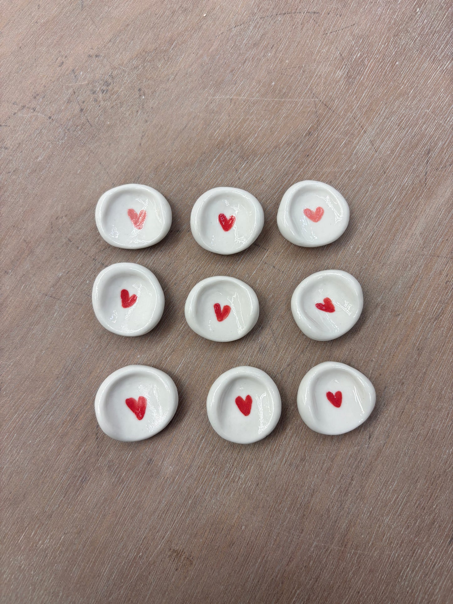 Worry Stone cœur en Porcelaine