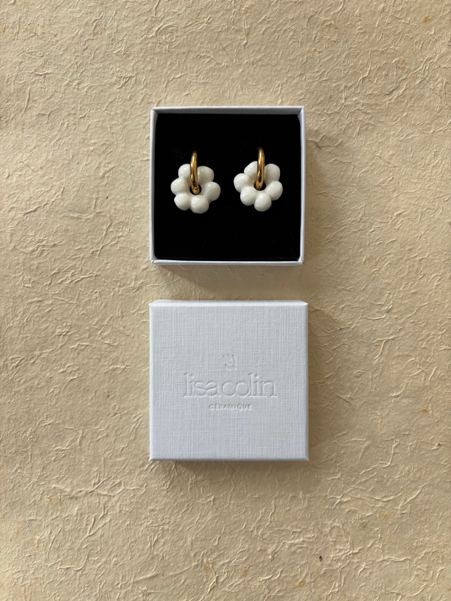 Boucles d’oreilles Marguerite