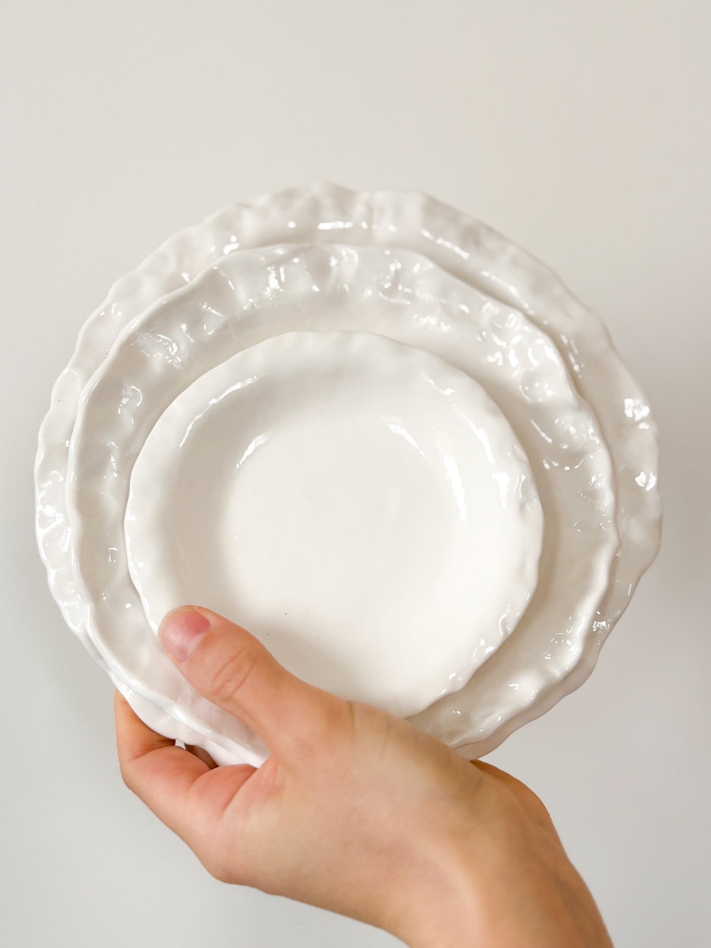 Mini assiette creuse en porcelaine - Tactile