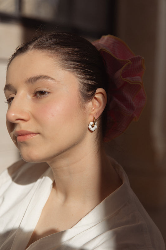 Boucles d’oreilles Violette