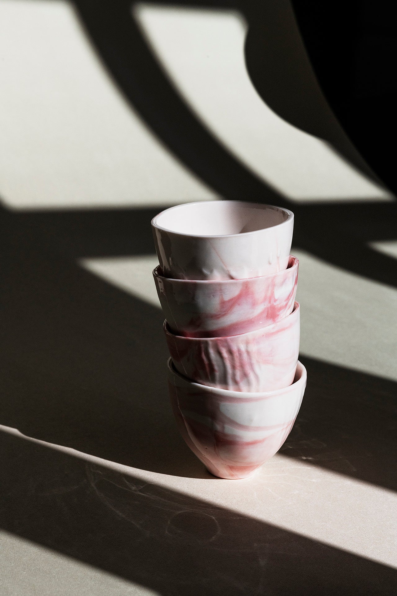 Tasse espresso « Noisette » marbrée
