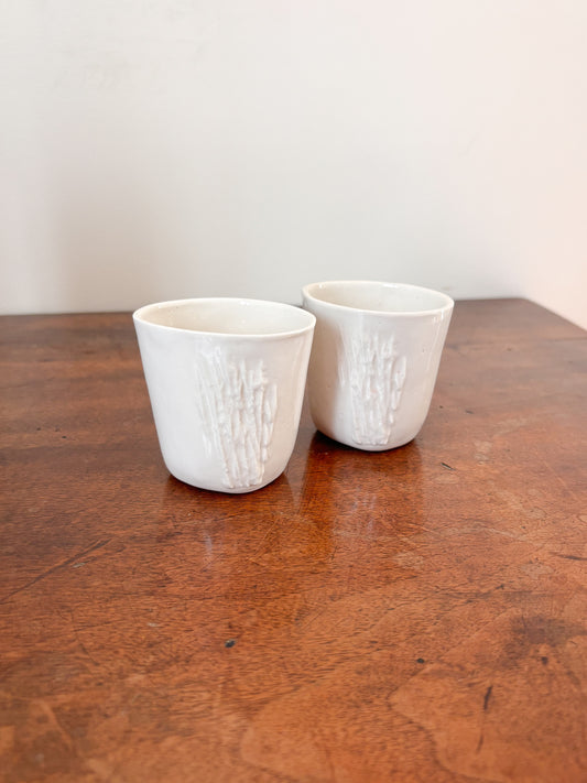Tasse à café "ROCHE" en porcelaine (110ml)