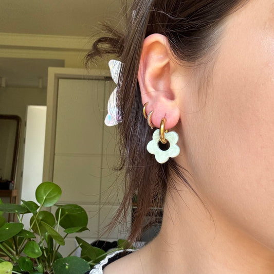 Boucles d’oreilles verte Emma