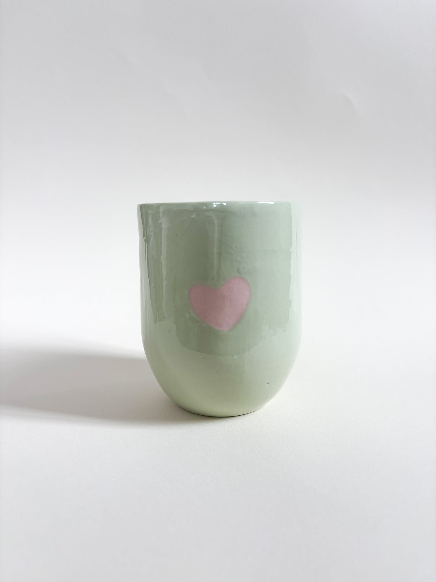 Tasse L cœur bicolore