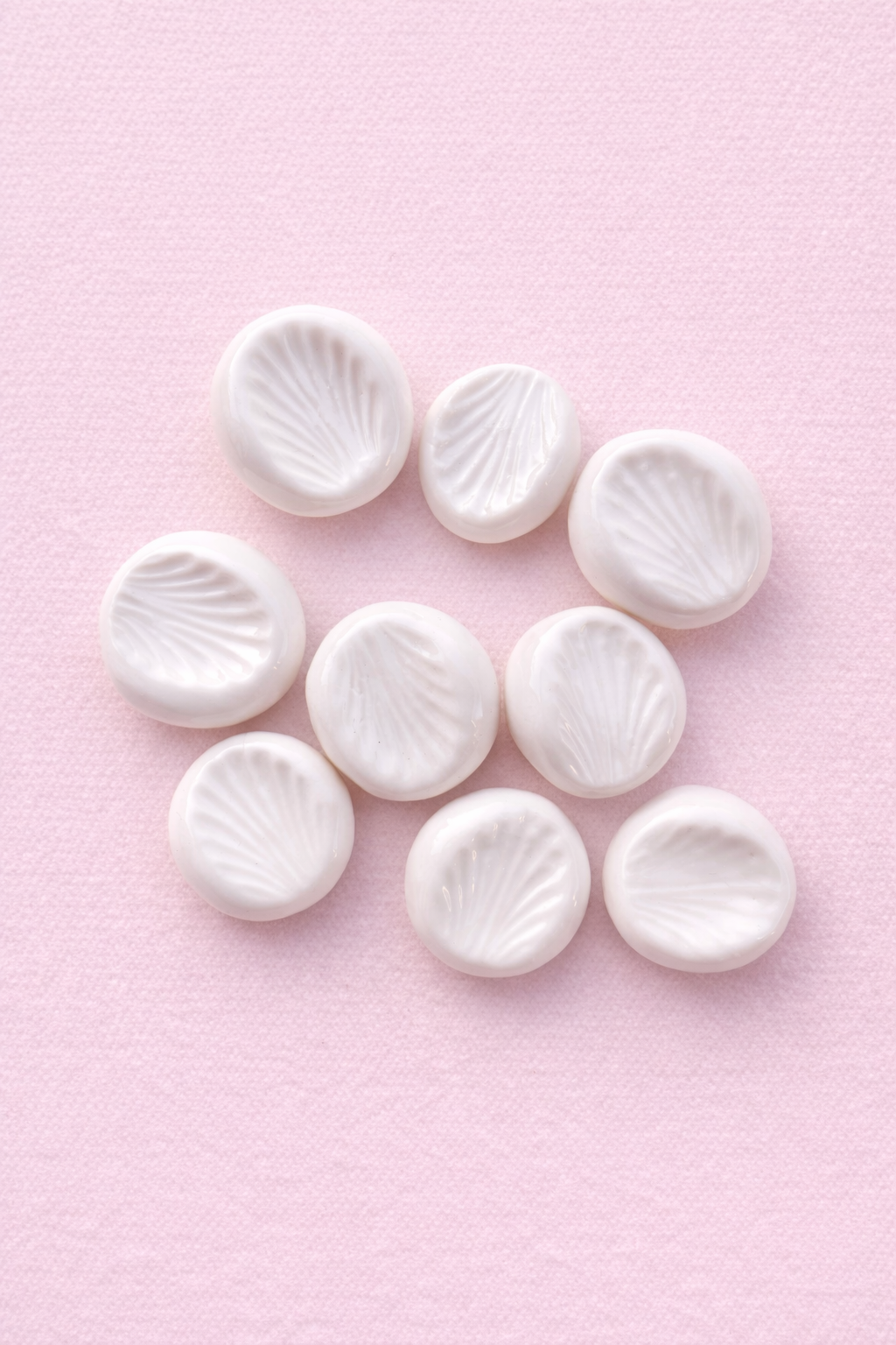 Worry Stone en Porcelaine blanche