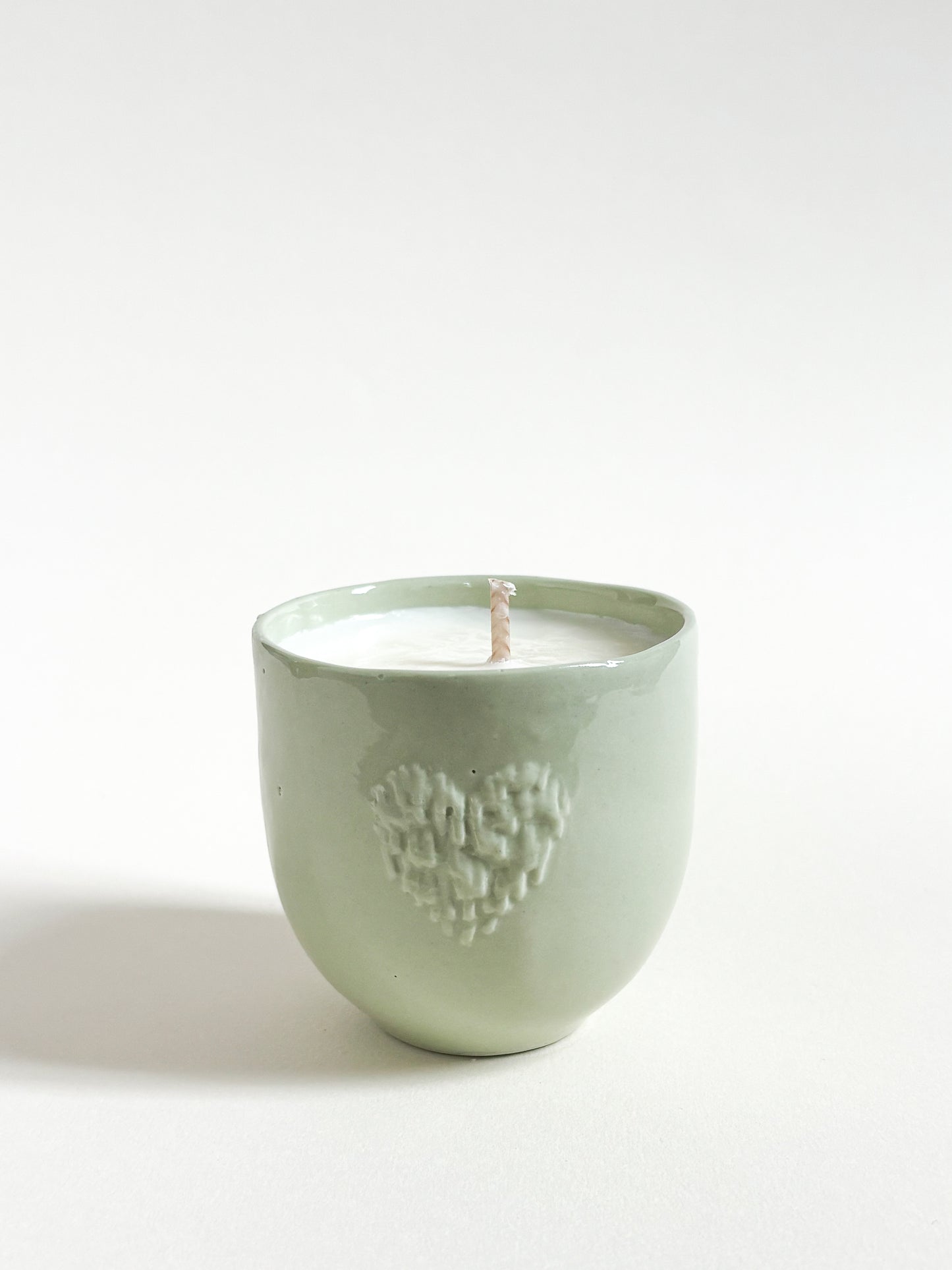 Bougie artisanale en porcelaine - Fleur de cerisier