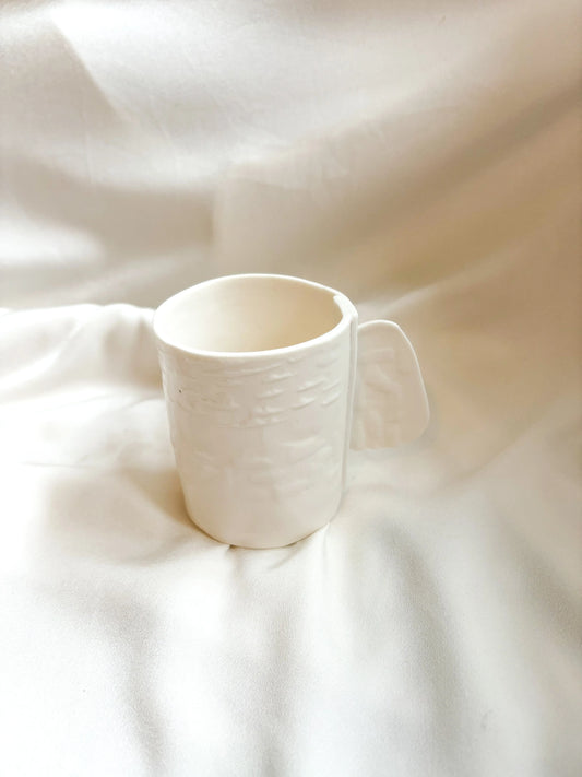 TASSE EN PORCELAINE BLANCHE CORRALI Lisa Colin Céramique