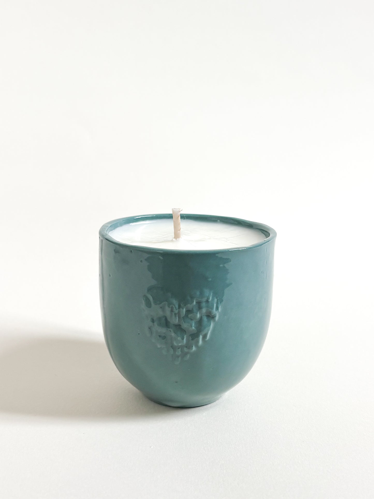 Bougie artisanale en porcelaine - Fleur de cerisier