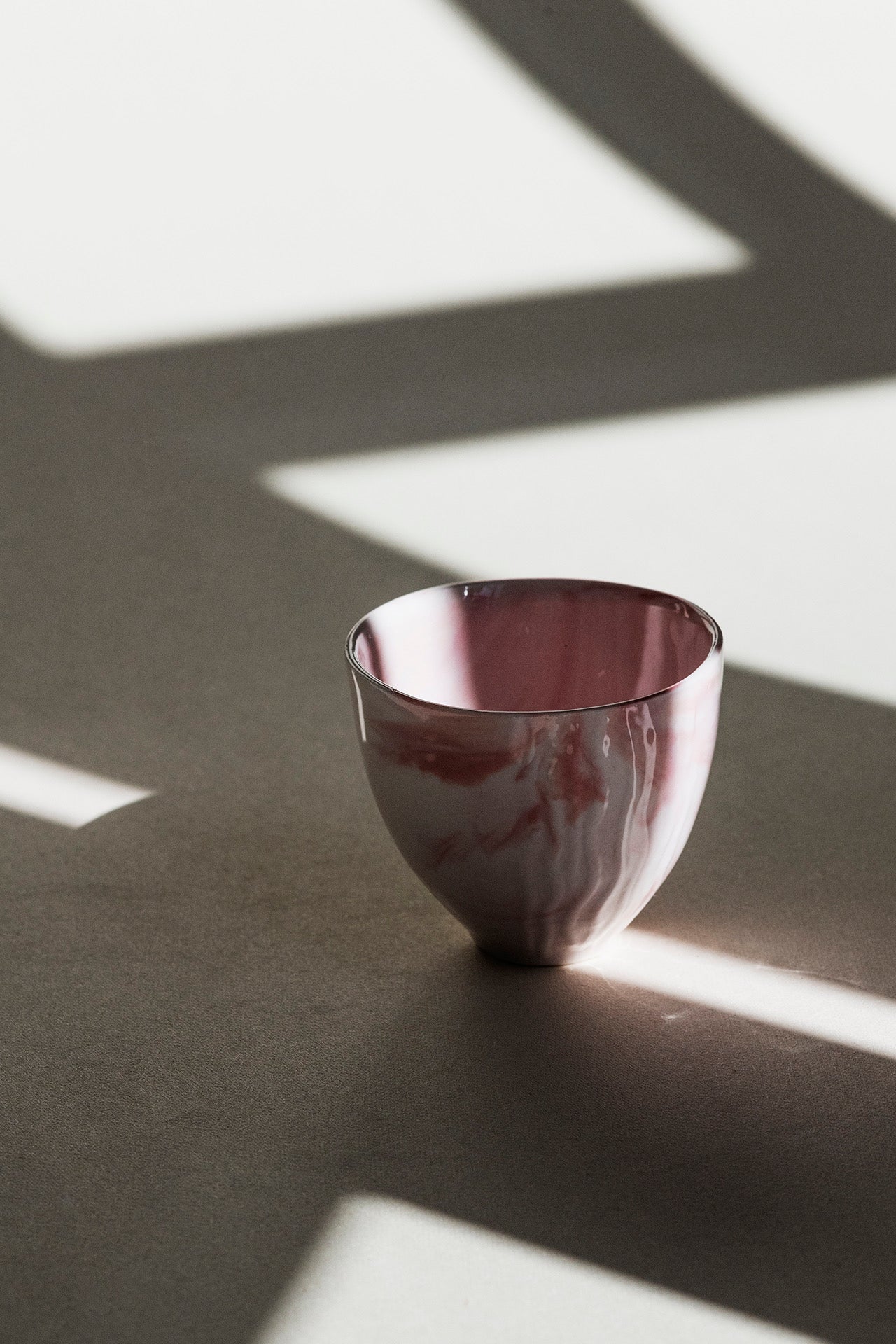 Tasse espresso « Noisette » marbrée