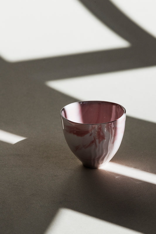 Tasse espresso « Noisette » marbrée