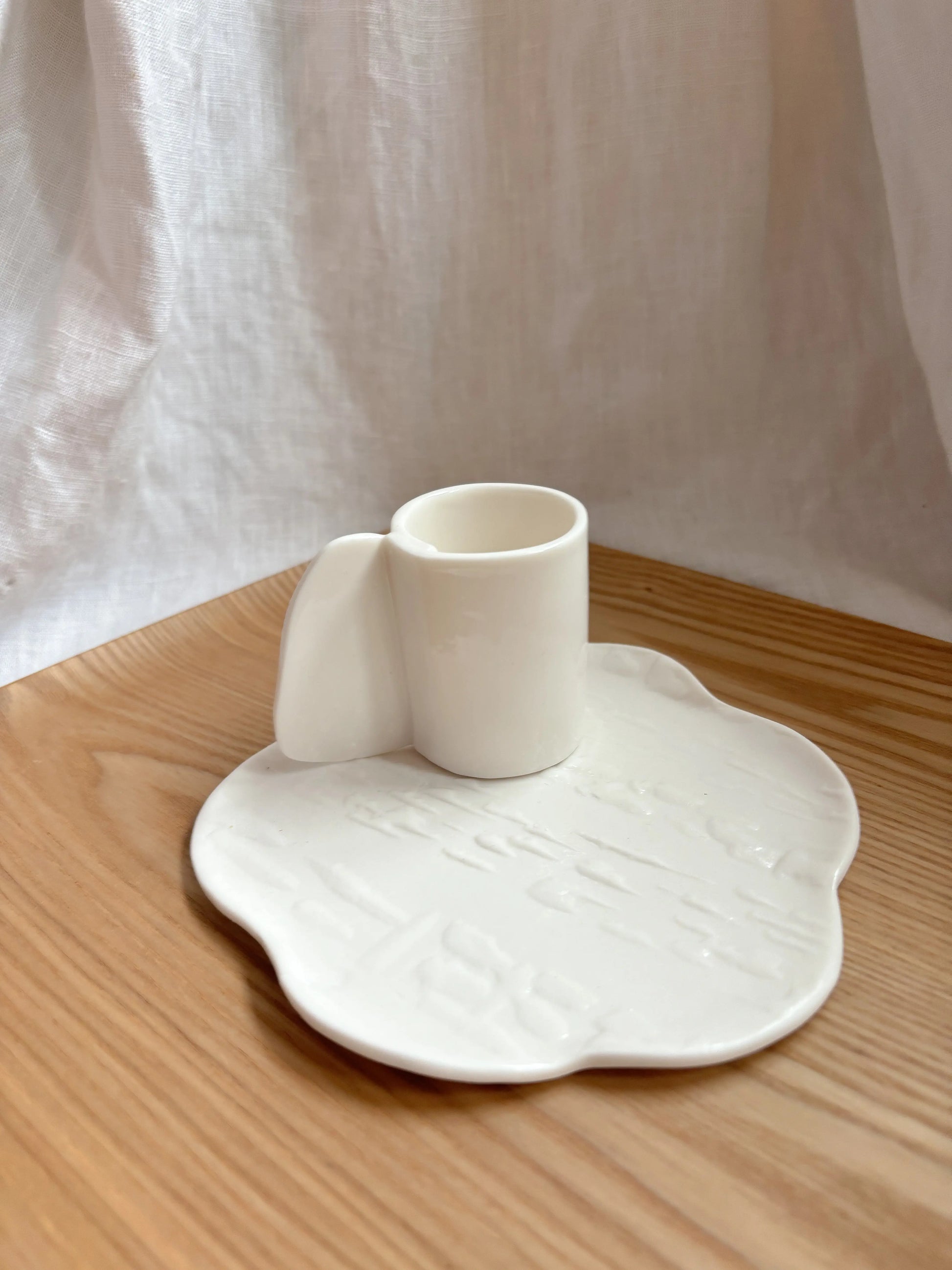 MINI ASSIETTE EN PORCELAINE - CAPUCINE Lisa Colin Céramique