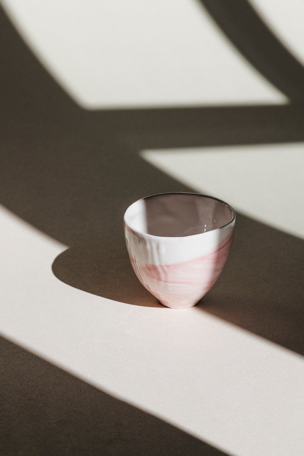 Tasse espresso « Noisette » marbrée