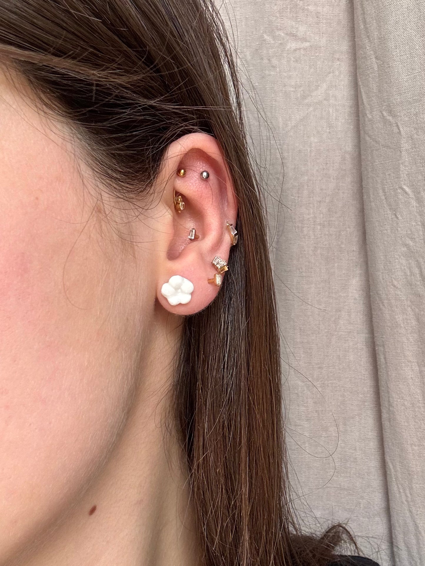 Boucles d’oreilles puce Iris